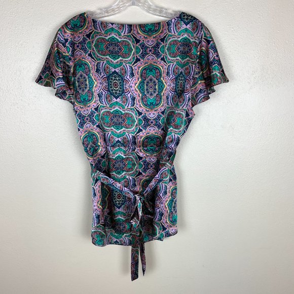 Lane Bryant 14/16 Paisley Blouse - Picture 3 of 9